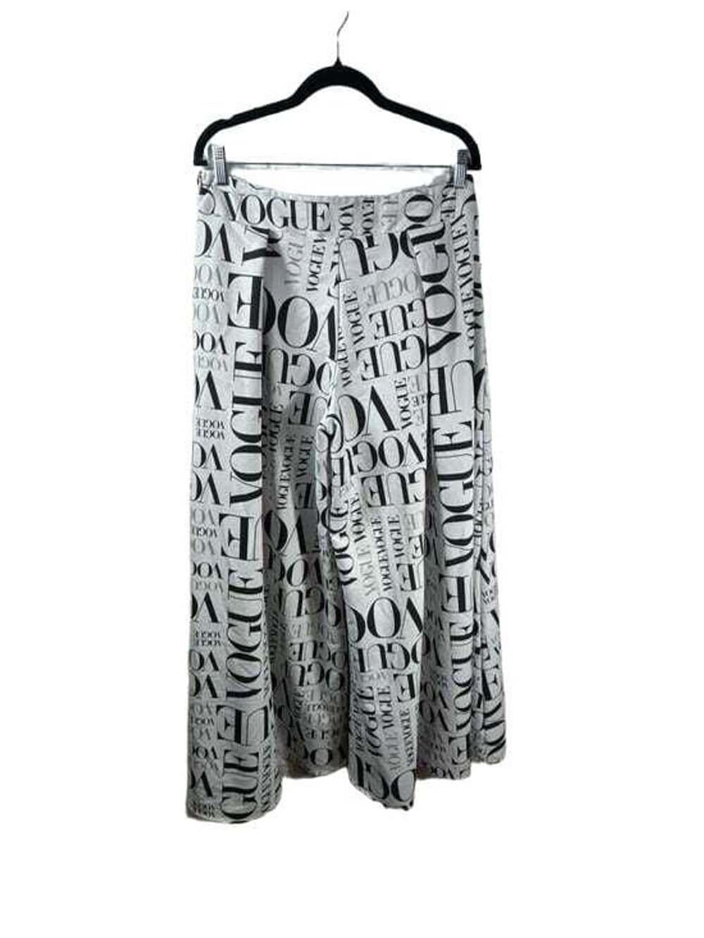 Nylon Apparel Vogue Print Wide Leg Palazzo Pants